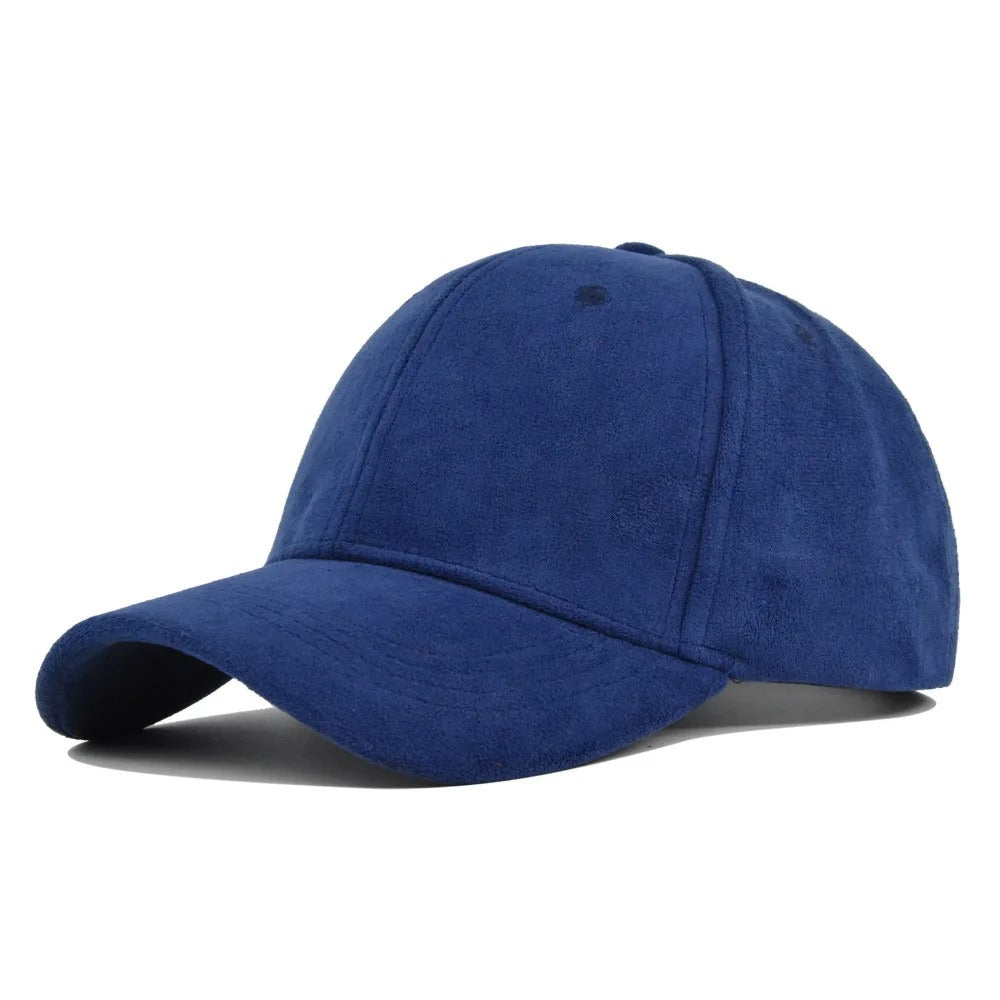 Suede Retro Baseball Cap