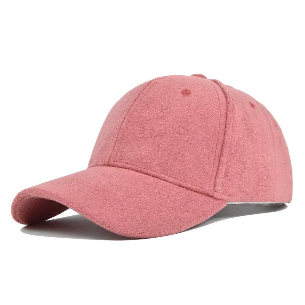 Suede Retro Baseball Cap