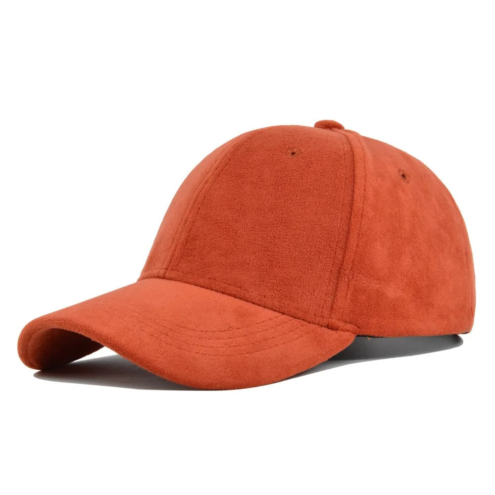 Suede Retro Baseball Cap