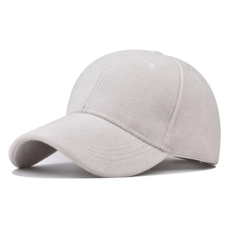 Suede Retro Baseball Cap