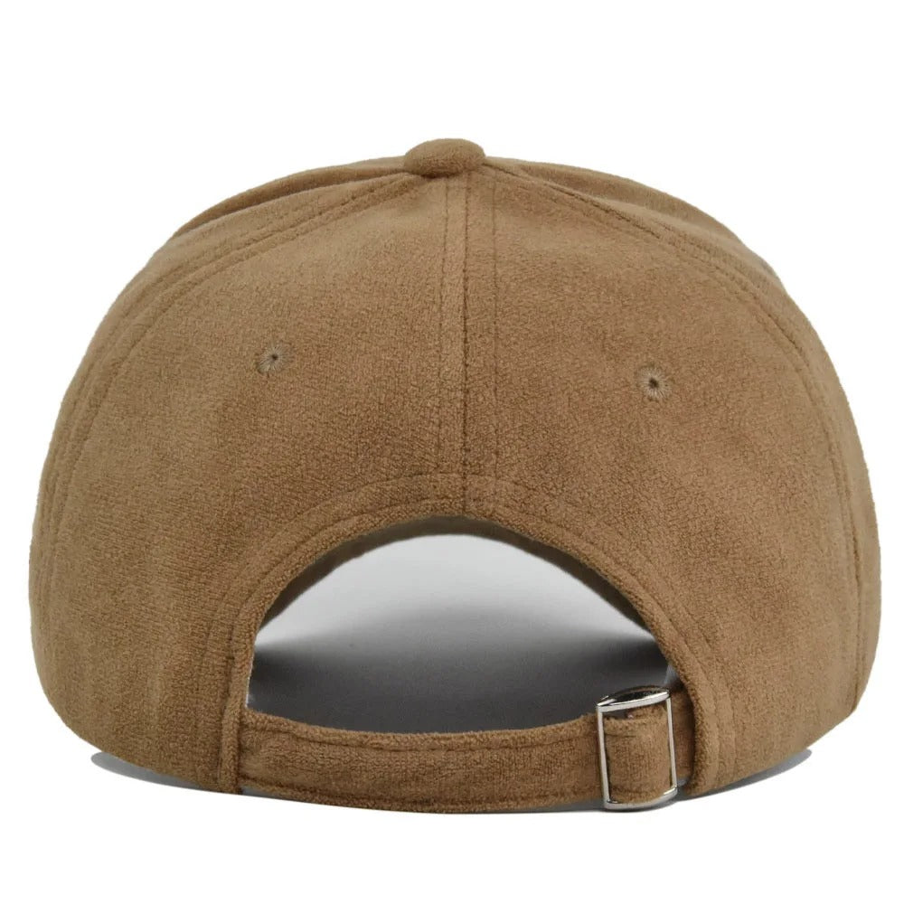 Suede Retro Baseball Cap