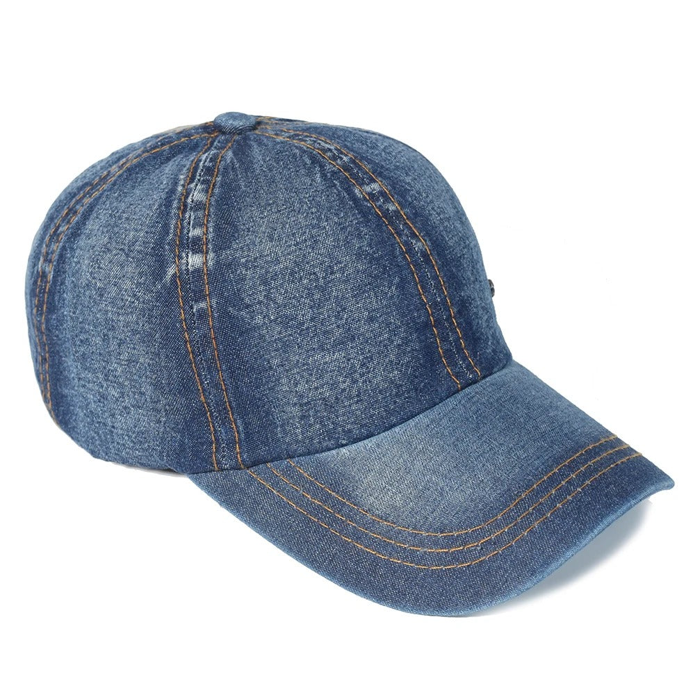 Denim Washed Style Baseball Cap