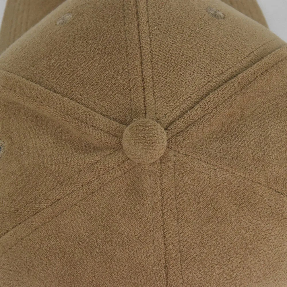 Suede Retro Baseball Cap