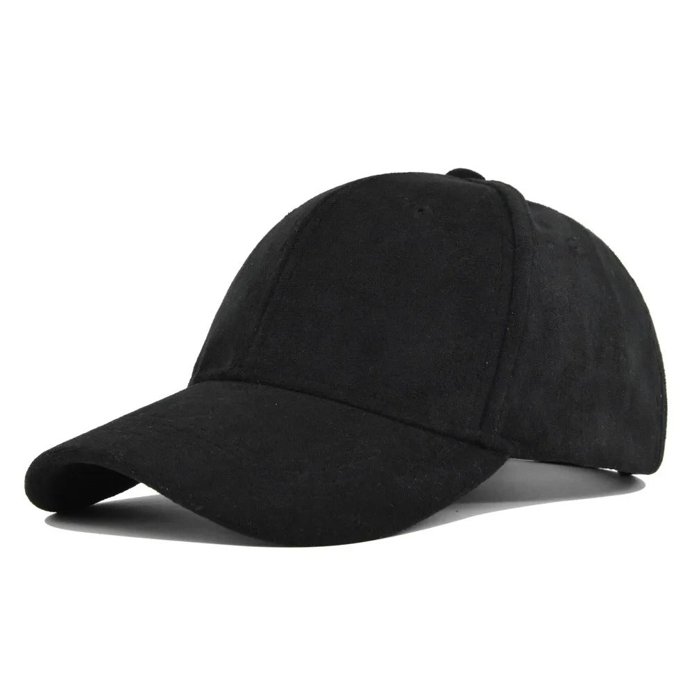 Suede Retro Baseball Cap